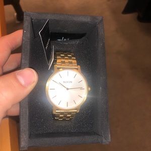 Nixon Porter White/Gold Brand New